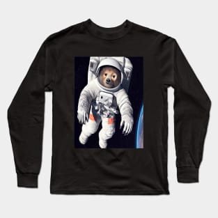 Space Walking Bear Long Sleeve T-Shirt